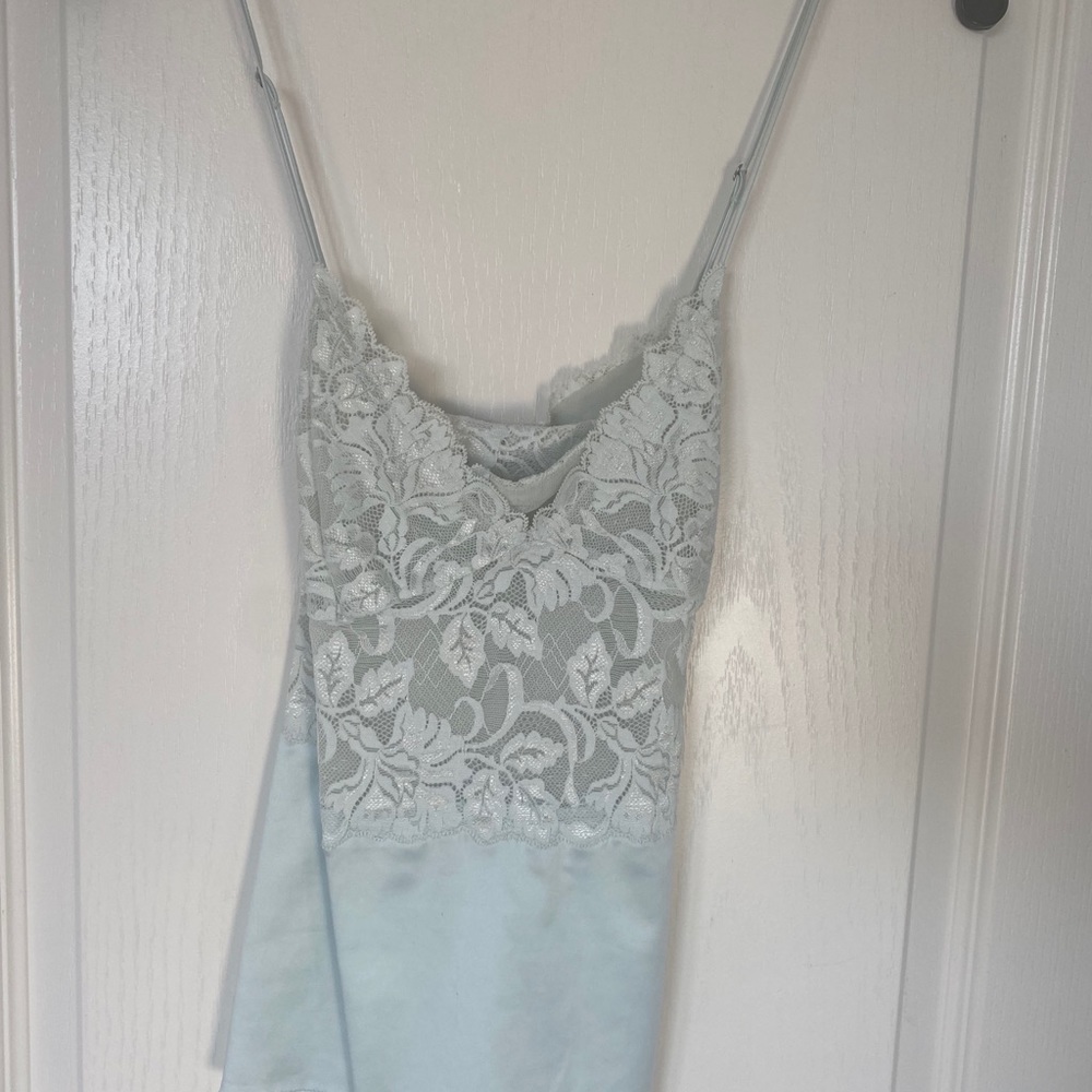 Gorg Banana Republic Lacey blue top tank Cami S